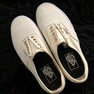 vans studded slip on